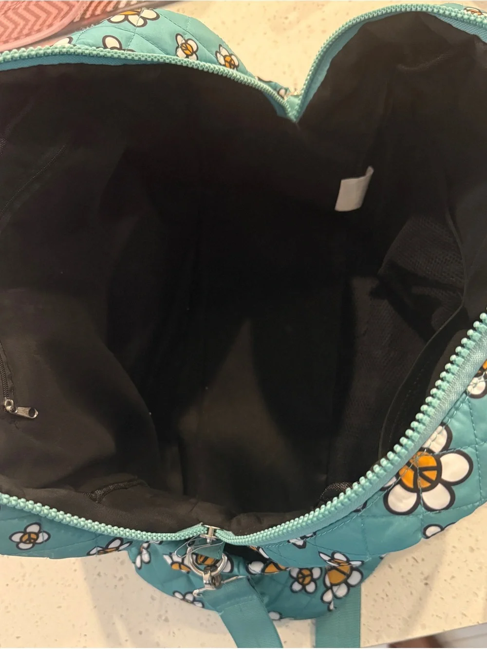 No Boundaries quilted teal